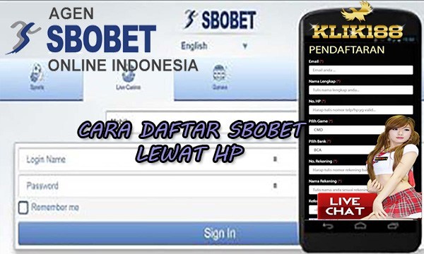 Cara Daftar Sbobet Lewat HP